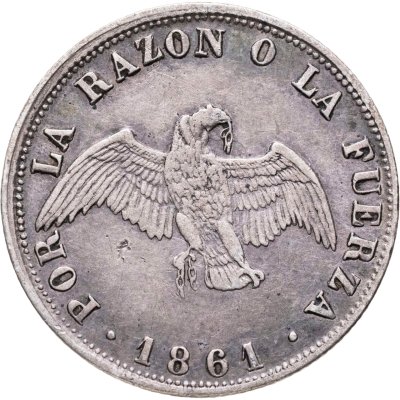 купить Чили 20 сентаво (centavos) 1861