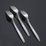 Купить Набор вилок столовых на 3 персоны  с растительными узорами на черенках, мельхиор (медь-никель), Бакинский завод обработки цветных металлов, СССР, 1970-1980 гг.