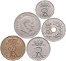 Купить Дания набор монет 1960-1972 (5 штук)