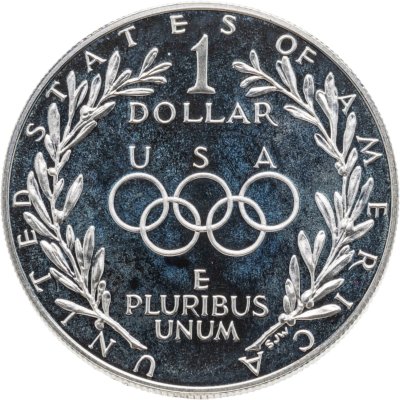 купить США 1 доллар 1988 "Участие США в Олимпиаде 1988 года в Сеуле"