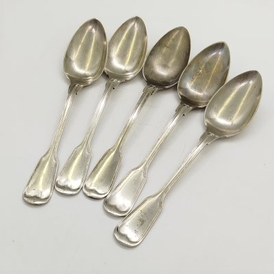 купить Набор из 5-ти десертных ложек, альпака, Европа, 1910-1940 гг.
