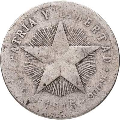 купить Куба 20 сентаво (centavos) 1915