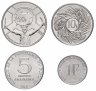 Купить Бурунди набор монет 1980-2011 (4 штуки)