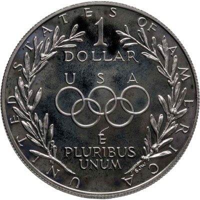 купить США 1 доллар (dollar) 1988 S "XXIV летние Олимпийские Игры, Сеул 1988"