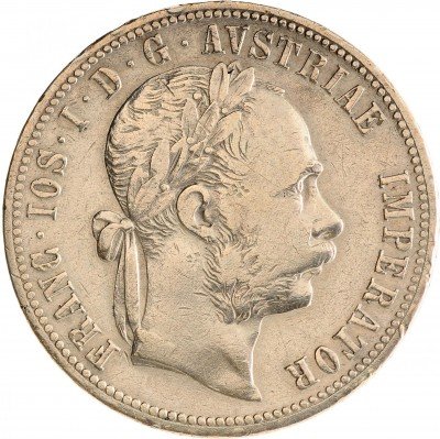 Купить Австрия 1 флорин 1878 год