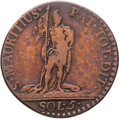 купить Сардинское королевство 5 сольдо 1795