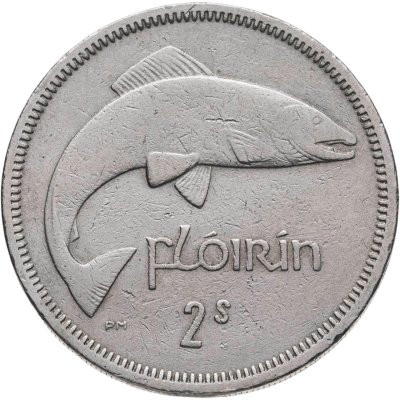 купить Ирландия 2 шиллинга (флорин, shillings) 1962