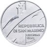 Купить Сан-Марино 5 лир (lire) 1990 Шестнадцать веков истории
