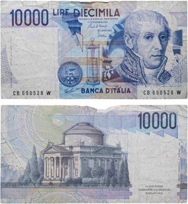 купить Италия 10000 лир 1984