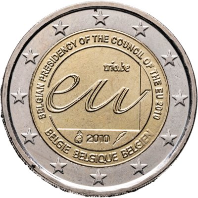 купить Бельгия 2 евро 2010 "Председательство Бельгии в Совете Европейского Союза"