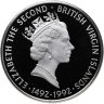Купить Британские Виргинские острова 25 долларов (dollar) 1992 "500 лет Открытию Нового Света. Кораблекрушение"