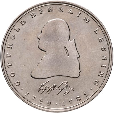 купить Германия 5 марок (deutsche mark) 1981 200 лет со дня смерти Готхольда Эфраима Лессинга