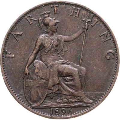 купить Великобритания 1 фартинг (farthing) 1896