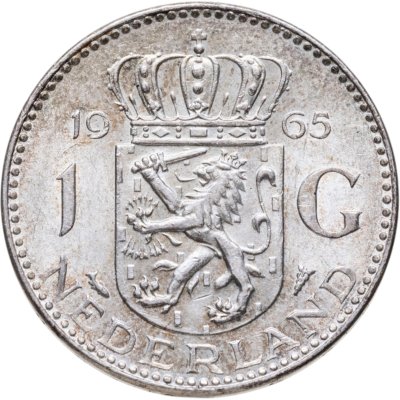 купить Нидерланды 1 гульден (gulden) 1965