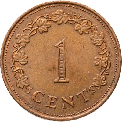 купить Мальта 1 цент (cent) 1977