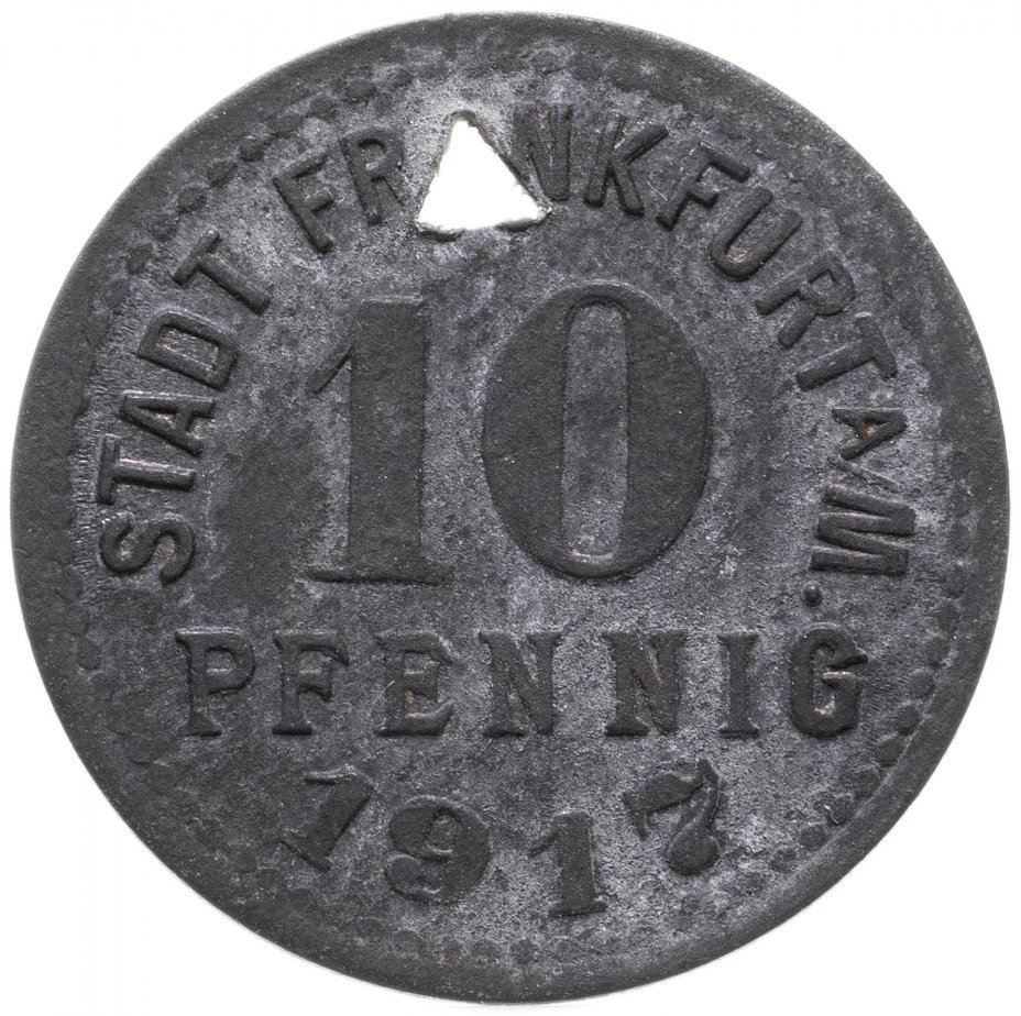 купить Германия, Франкфурт-на-Майне 10 пфеннигов 1917