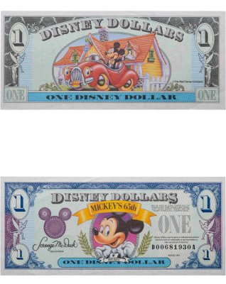 купить США 1 Дисней доллар 1993 год Серия DA (65-лет Микки Маусу)