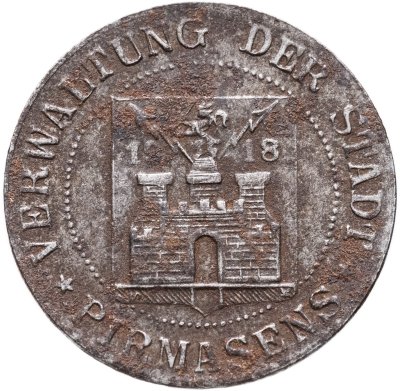 купить Германия "Пирмазенс" 5 пфеннигов 1917 нотгельд