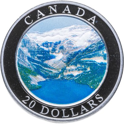 купить Канада 20 долларов 2003 "Скалистые горы ", в коробке с сертификатом