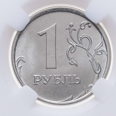 купить 1 рубль 2024 ММД в слабе DNC MS65