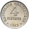 Купить Португалия 4 сентаво (centavos) 1917