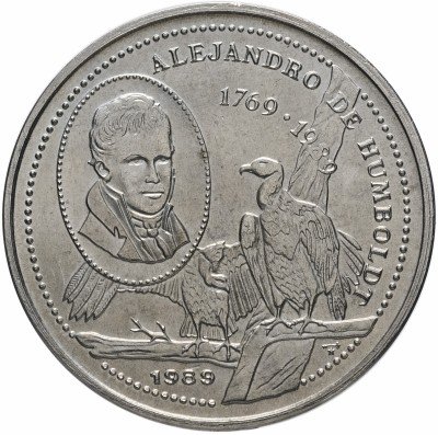 купить Куба 25 сентаво 1989 "220 лет со дня рождения Александра фон Гумбольдта"