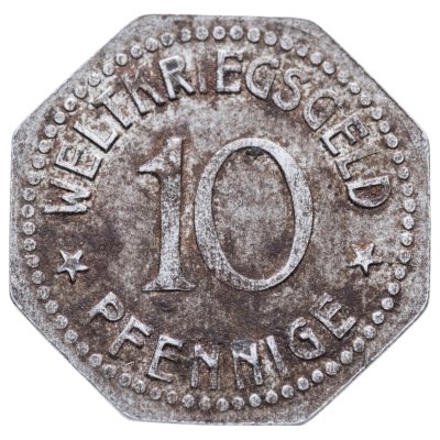 купить Германия (нотгельды) 10 пфеннигов 1918, Город Тале-ам-Гарц