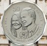 Купить Австралия 50 центов (cents) 2011  Свадьба принца Уильяма и Кэтрин Миддлтон, в конверте с марками