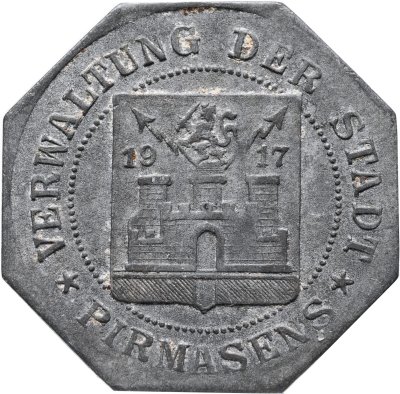 купить Германия "Пирмазенс" 10 пфеннигов 1917 нотгельд