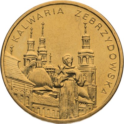 купить Польша 2 злотых 2010 "Город Кальвария Зебжидовска (Kalwaria Zebrzydowska)"