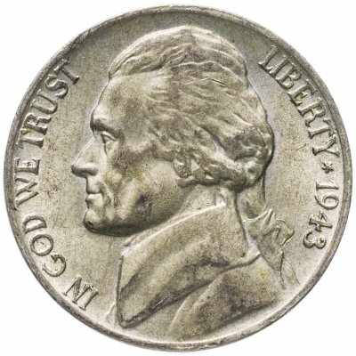 купить США 5 центов (centns) 1943 Знак монетного двора: "P" - Филадельфия