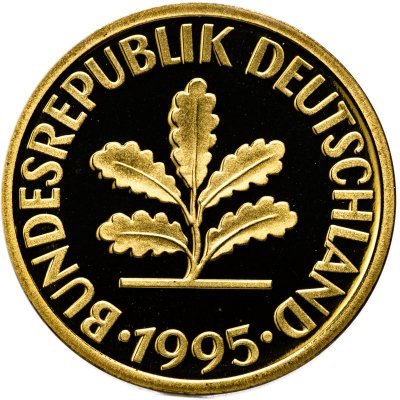 купить 10 пфеннигов (pfennig) 1995 J