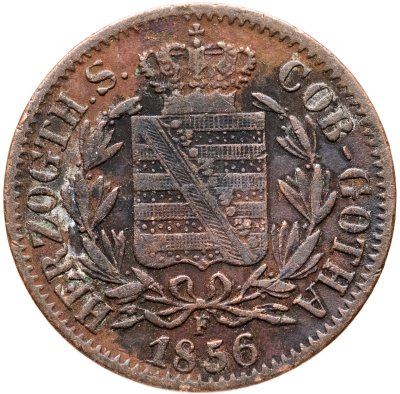 купить Германия, Саксен-Кобург-Гота 2 пфеннига 1856
