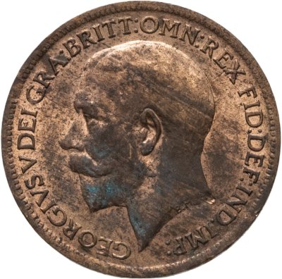 купить Великобритания 1 фартинг (farthing) 1920