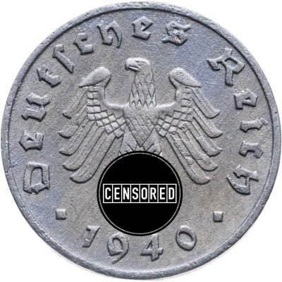 купить Германия, Третий Рейх 1 рейхспфенниг 1940, "А"