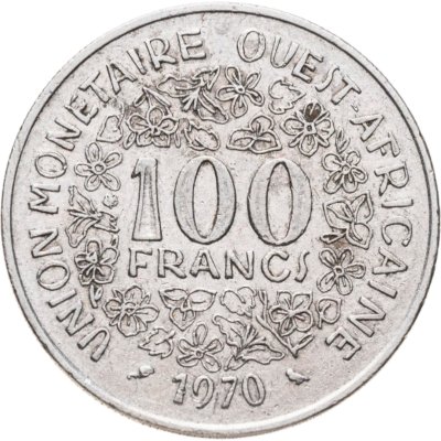 купить Западная Африка (BCEAO) 100 франков (francs) 1970