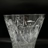 Купить Ваза с резным декором, стекло, СССР, 1970-1990 гг.