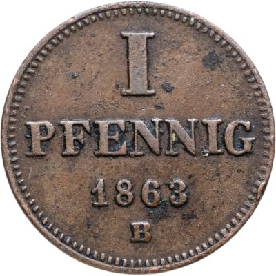 купить Саксен-Альтенбург 1 пфенниг 1863