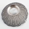 Купить Конфетница с ручкой, выполненная в технике скани, мельхиор, артель "Мстерский ювелир", СССР, 1955 г.