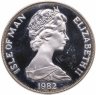 Купить Остров Мэн 1 крона 1982 "Чемпионат мира по футболу 1982, Испания - футболисты /вратарь вверху/"