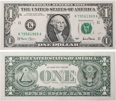 купить США 1 доллар 2001 (Pick 509) K-Даллас "FW" (Fort Worth)