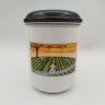 Купить Банка для сыпучих продуктов (для чая, специй), серия "Design Naif", автор Жерар Лаплау (Gérard Laplau), фарфор, деколь, дерево (крышка), Villeroy & Boch, фарфор, деколь, дерево (крышка), Villeroy & Boch, Люксембург, 1980-2000 гг.