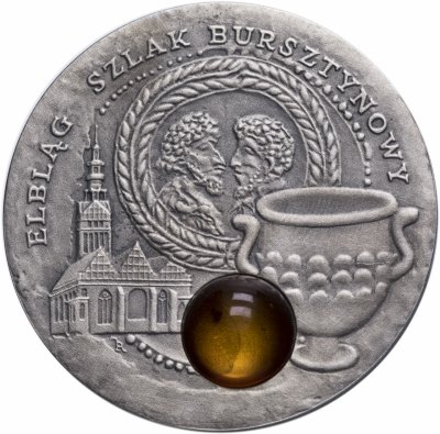 купить Ниуэ 1 доллар 2009 "Янтарный путь - Эльблонг"