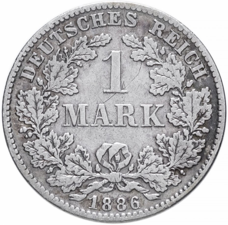купить Германия (Германская Империя) 1 марка 1886 "D"