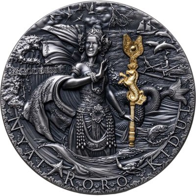 купить Остров Ниуэ 2 доллара 2020 "Богиня Ньяи Роро Кидул ", в футляре с сертификатом