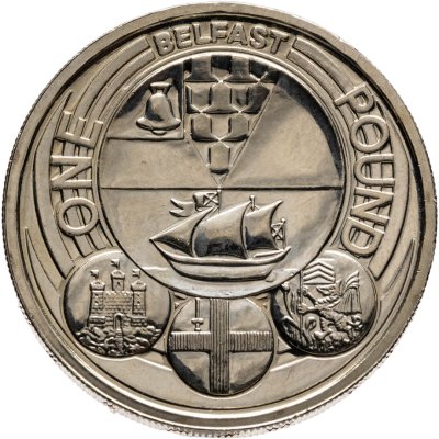 купить Великобритания 1 фунт 2010 "Столицы регионов - Белфаст"