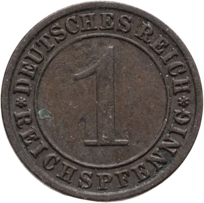 купить Германия 1 рейхспфенниг (reichspfennig) 1929 F
