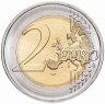 Купить Германия 2 евро 2012 10 лет евро двор J