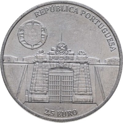 купить Португалия 2.5 евро (euro) 2013 Гарнизонный пограничный город Элваш и его укрепления