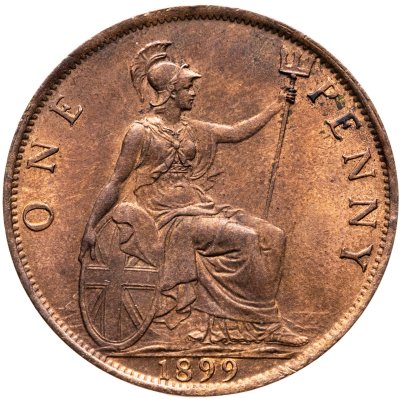 купить Великобритания 1 пенни (penny) 1899